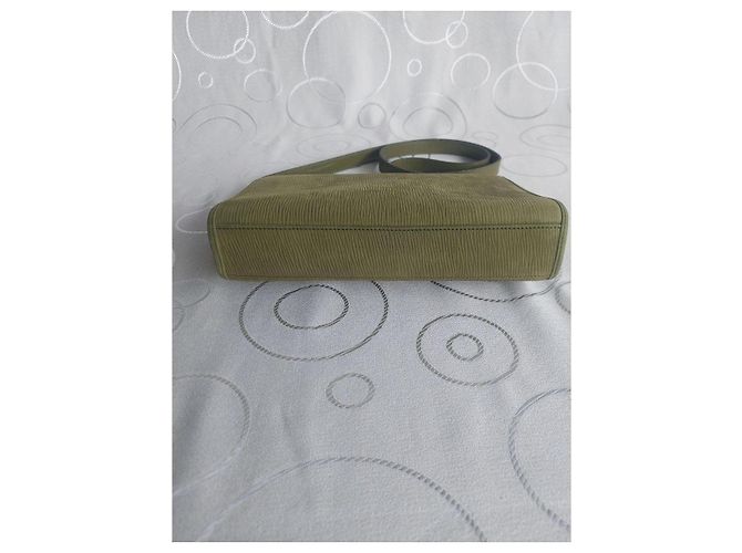 Borsa a tracolla Nina Ricci in pelle testurizzata verde - vista 12