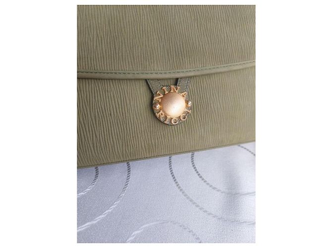 Borsa a tracolla Nina Ricci in pelle testurizzata verde - vista 6