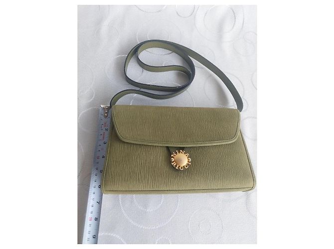Borsa a tracolla Nina Ricci in pelle testurizzata verde - vista 9