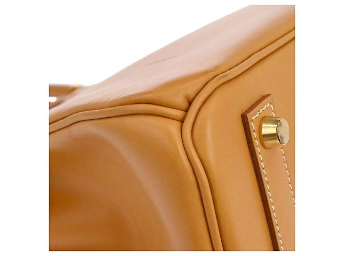 Hermès Hermes HAC Birkin Brown Vache Natural con Gold Hardware 32 - vista 6