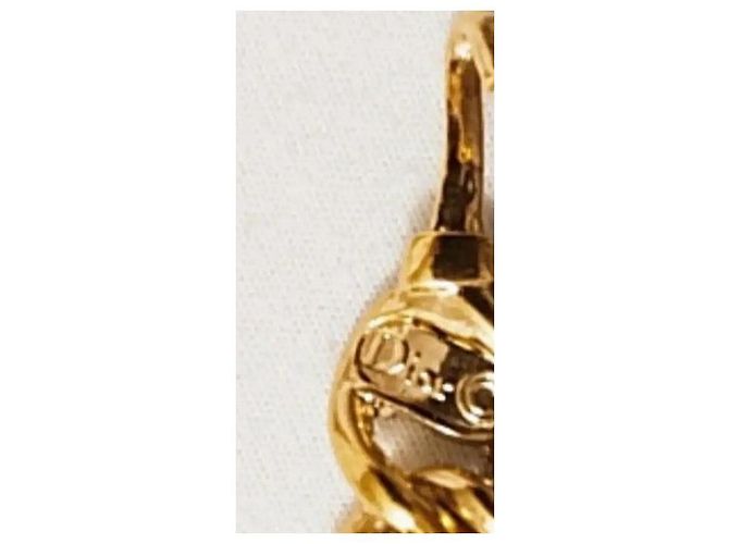 Collier Gourmette Christian Dior Placcato Oro D'oro - vista 7
