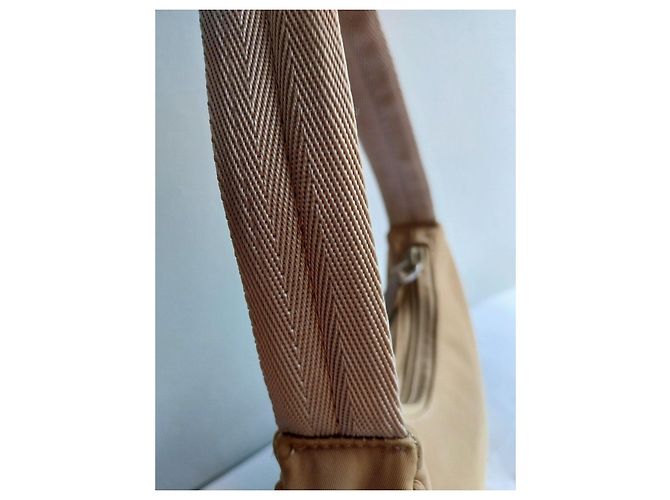 Prada Re-Edition Borsa in nylon beige - vista 3