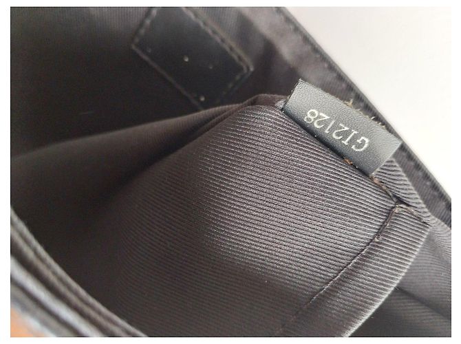 Louis Vuitton Monogram Eclipse Umhängetasche Schwarz - Ansicht 4