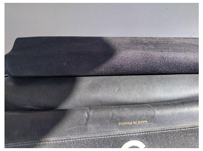 Chanel Logo Canvas Shopper Schwarz Weiß - Ansicht 10