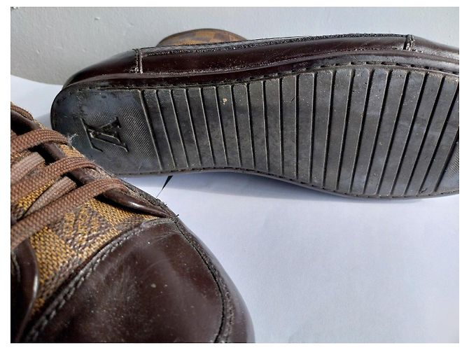 Louis Vuitton Sneakers Alte Damier Ebene Marrone - vista 10