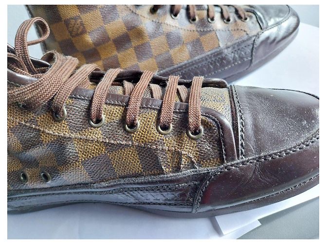 Louis Vuitton Sneakers Alte Damier Ebene Marrone - vista 2