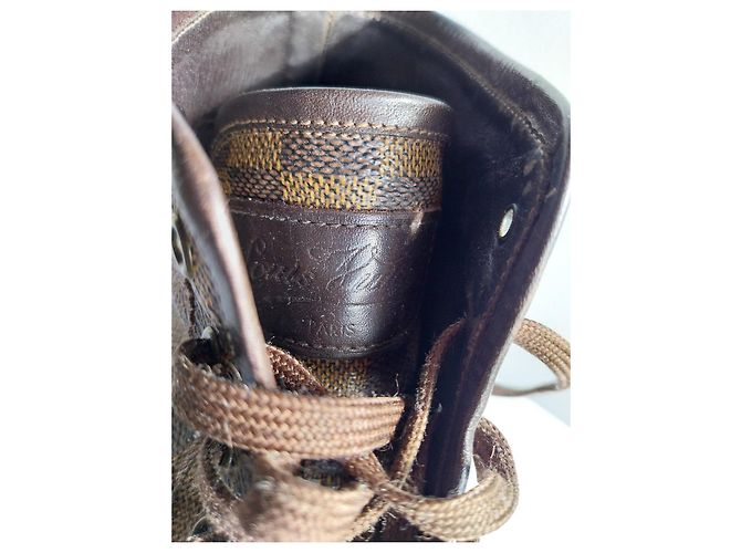 Louis Vuitton Sneakers Alte Damier Ebene Marrone - vista 4