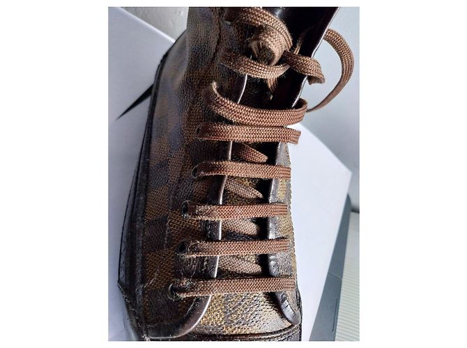 Louis Vuitton Sneakers Alte Damier Ebene Marrone - vista 5