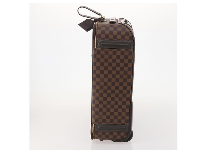 Louis Vuitton Pegase Luggage Damier 55 Marrone - vista 3