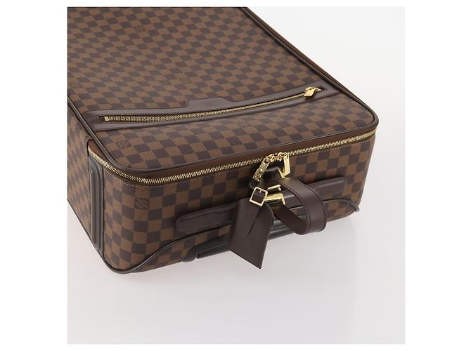 Louis Vuitton Pegase Luggage Damier 55 Marrone - vista 6