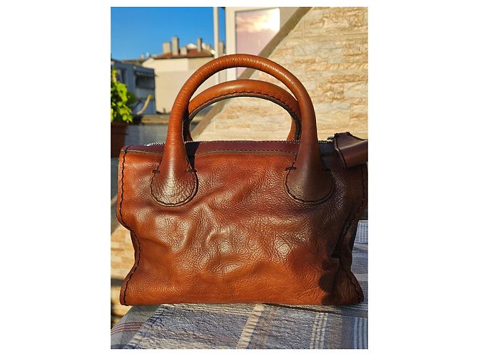 Chloé Borsa Paddington in pelle marrone - vista 11