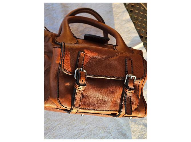 Chloé Borsa Paddington in pelle marrone - vista 2