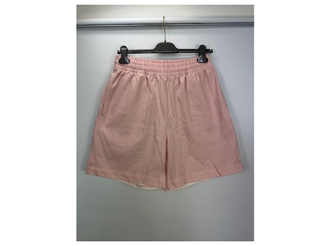 Burberry Short de algodón rosa - vista 2