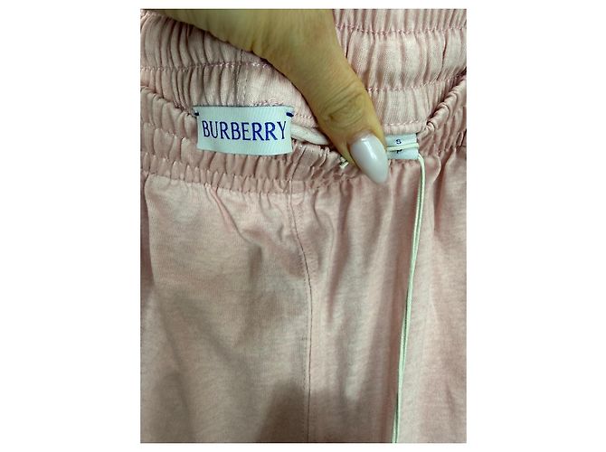 Burberry Short de algodón rosa - vista 3