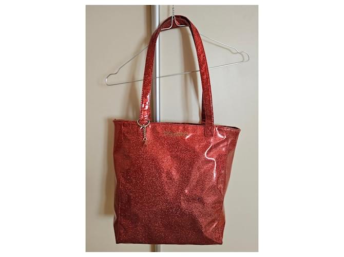 Marc Jacobs Borsa Tote Rossa Glitter Rosso - vista 4