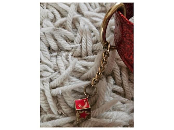 Marc Jacobs Borsa Tote Rossa Glitter Rosso - vista 9