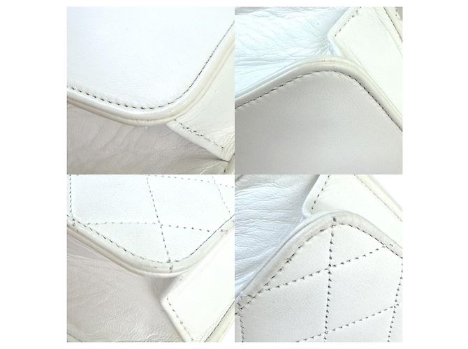 Portafoglio Chanel Wallet on Chain in pelle Bianco - vista 6