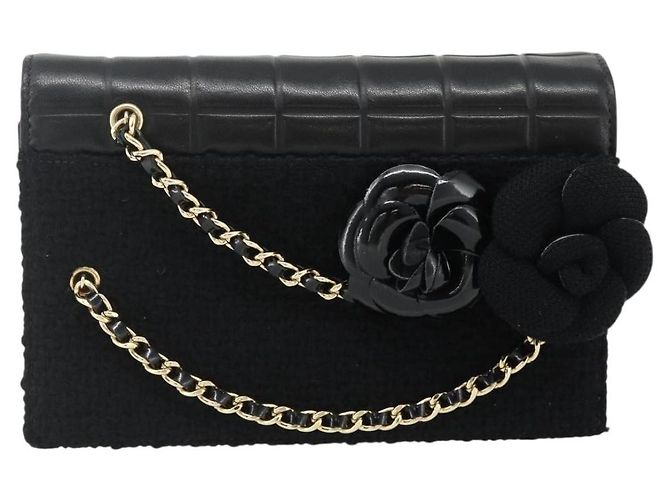 Clutch Flap in pelle Chanel Nero - vista 2