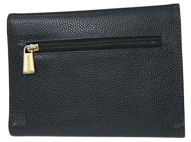 Chanel Timeless CC French Caviar Long Nero - vista 2