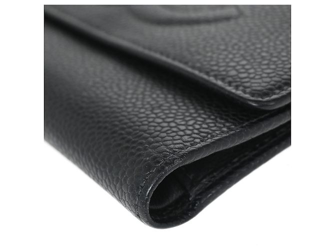 Chanel Timeless CC French Caviar Long Nero - vista 5