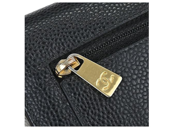 Chanel Timeless CC French Caviar Long Nero - vista 6