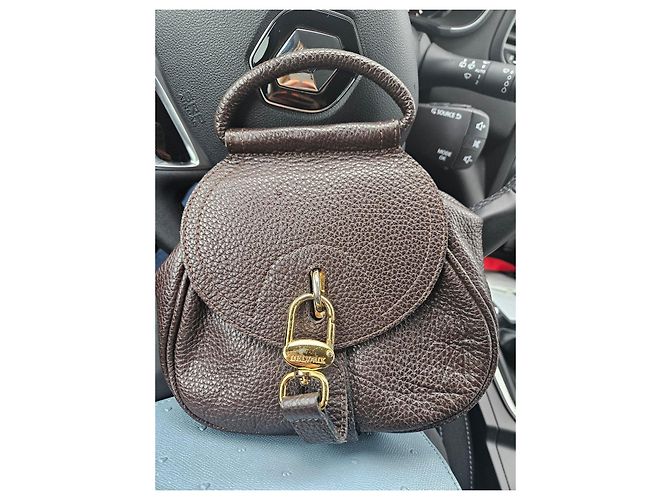 Delvaux Tempete Mini Handtasche Braun - Ansicht 9