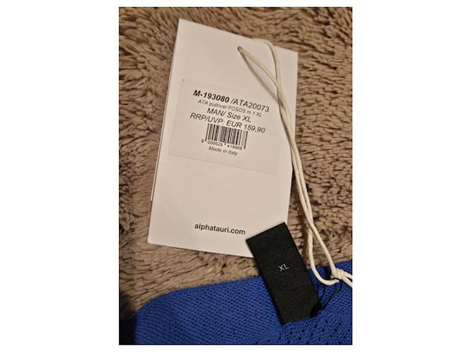Autre Marque AlphaTauri Kurzarm-Pullover Herren - Blau - Ansicht 6