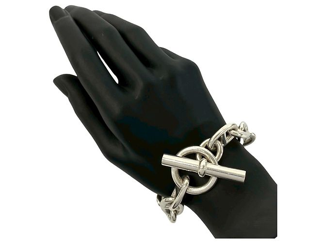 Hermès HERMES Chaine d'Ancre TGM Bracciale Argento - vista 2
