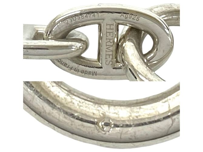 Hermès HERMES Chaine d'Ancre TGM Bracciale Argento - vista 3