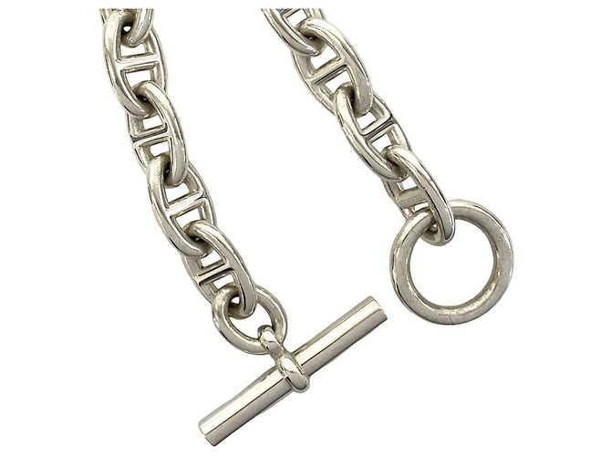 Hermès HERMES Chaine d'Ancre TGM Bracciale Argento - vista 4