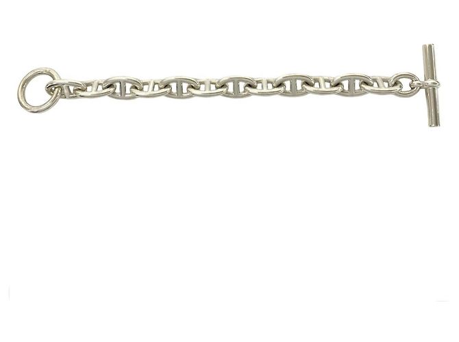 Hermès HERMES Chaine d'Ancre TGM Bracciale Argento - vista 5