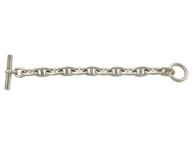 Hermès HERMES Chaine d'Ancre TGM Bracciale Argento - vista 6