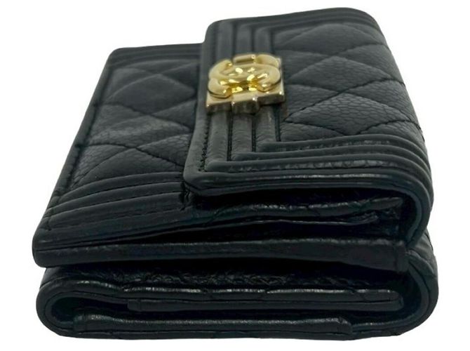 Cartera tríptico Chanel Boy Chanel negro - vista 5