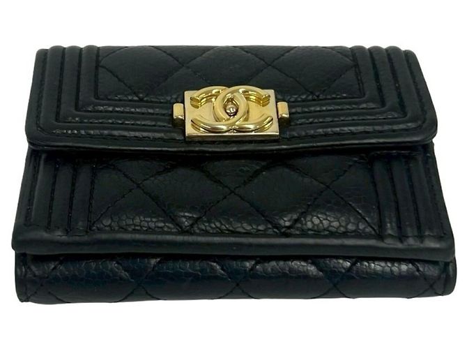 Cartera tríptico Chanel Boy Chanel negro - vista 6