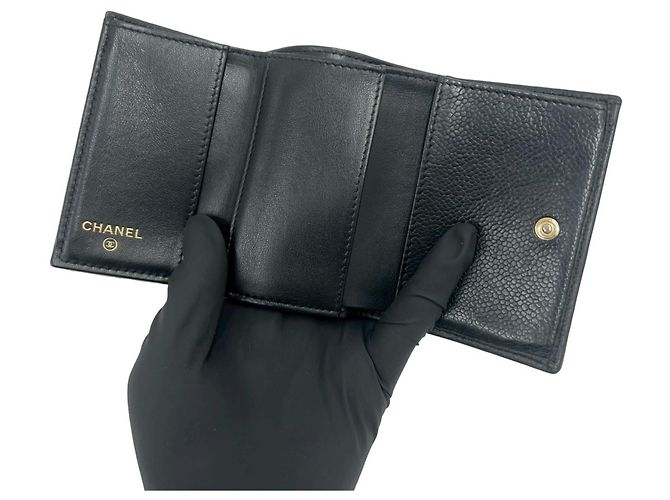 Cartera tríptico Chanel Boy Chanel negro - vista 7