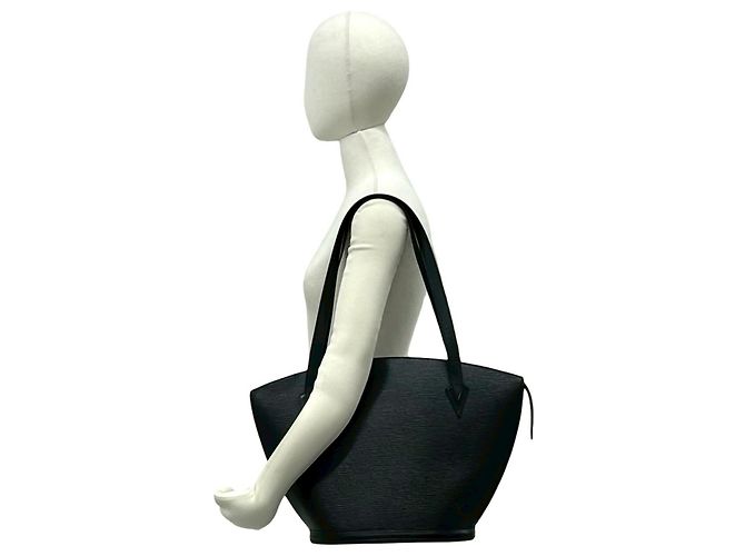 Louis Vuitton Vintage Saint Jacques Epi Leder Tote Bag Schwarz - Ansicht 2