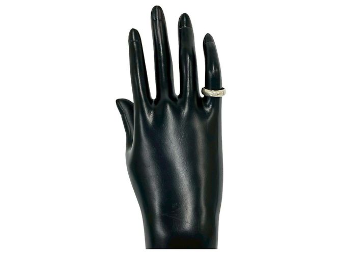 Anello Tiffany & Co. Knife Edge Band in argento - vista 2