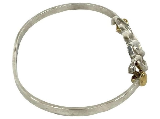 Tiffany & Co Bracciale rigido Tiffany Vintage Triple Heart Combination Argento - vista 6