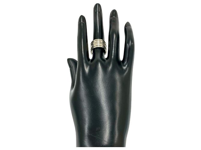Anello Tiffany & Co. Vintage Atlas Wide Band Argento - vista 2