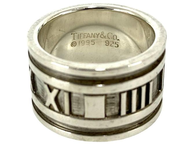 Anello Tiffany & Co. Vintage Atlas Wide Band Argento - vista 3