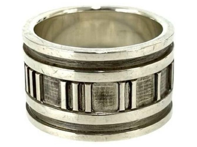 Anello Tiffany & Co. Vintage Atlas Wide Band Argento - vista 4