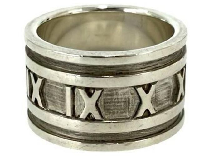 Anello Tiffany & Co. Vintage Atlas Wide Band Argento - vista 5