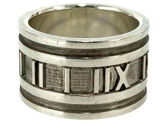 Anello Tiffany & Co. Vintage Atlas Wide Band Argento - vista 6