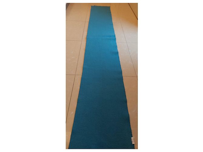 MCM Monogramm-Schal aus Wolle Blau - Ansicht 6