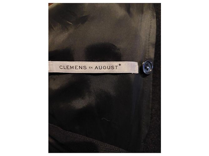 Autre Marque Clemens En August Abrigo de lana negro - vista 5