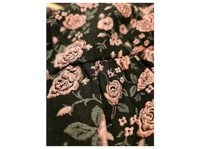 Abito Floreale Nero e Rosa Be Blumarine - vista 10
