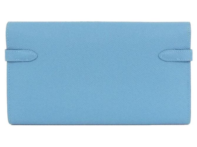 Hermès Cartera bi-fold Hermes Kelly Classic Verso Azul - vista 2