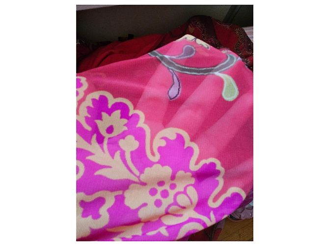 Etro Top de Manga Larga Estampado Floral Rojo Castaño Rosa Roja Dorado Púrpura - vista 4