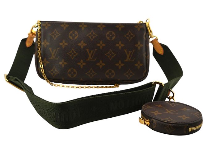 Louis Vuitton Monogram Canvas Multi Pochette Accessoires Bag M44813 Brown - view 3