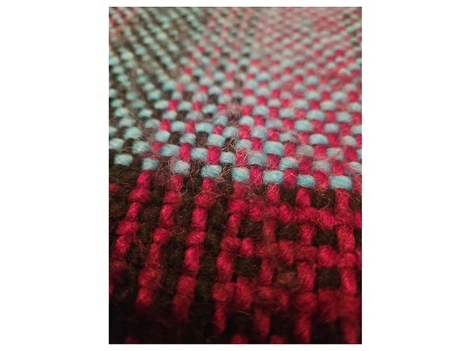 Sciarpa in tartan Vivienne Westwood Nero Porpora Blu chiaro - vista 8